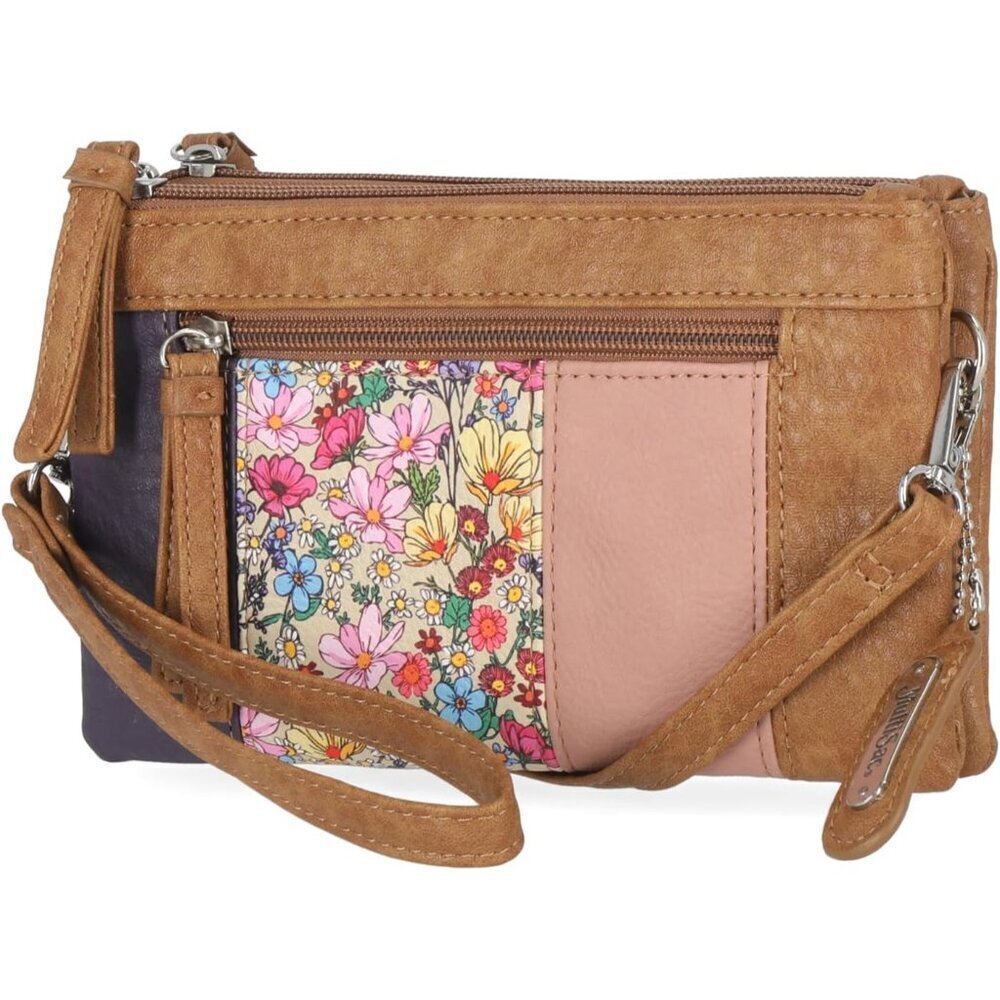 Women Crossbody Bag Vegan Leather Multi-Use Travel Purse Shoulder Bag